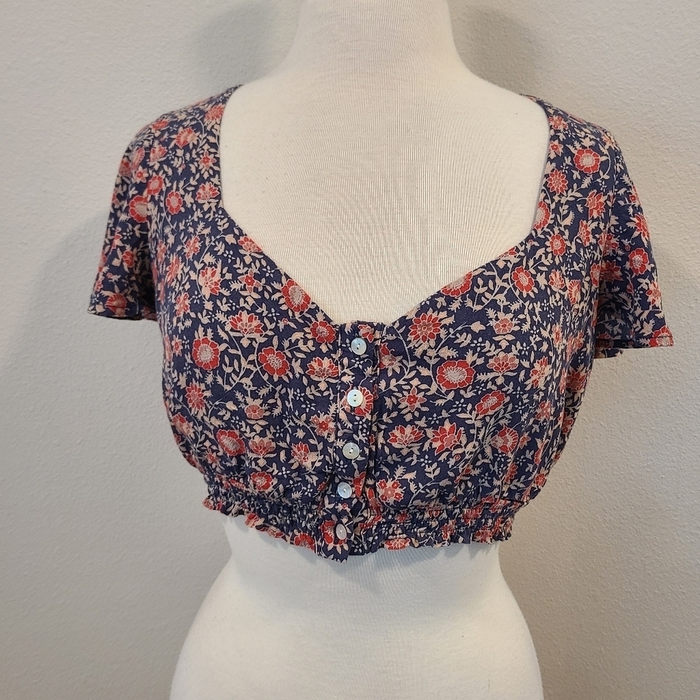 Spell & the Gypsy Collective Jasmine Floral Crop Top - Picture 3 of 5